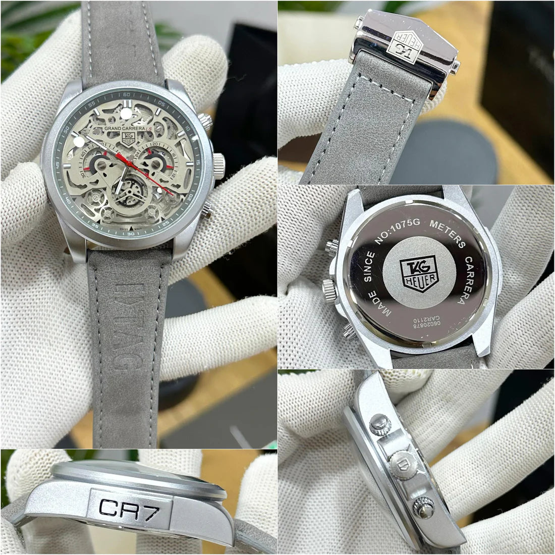 Tag heuer CR7 grey belt