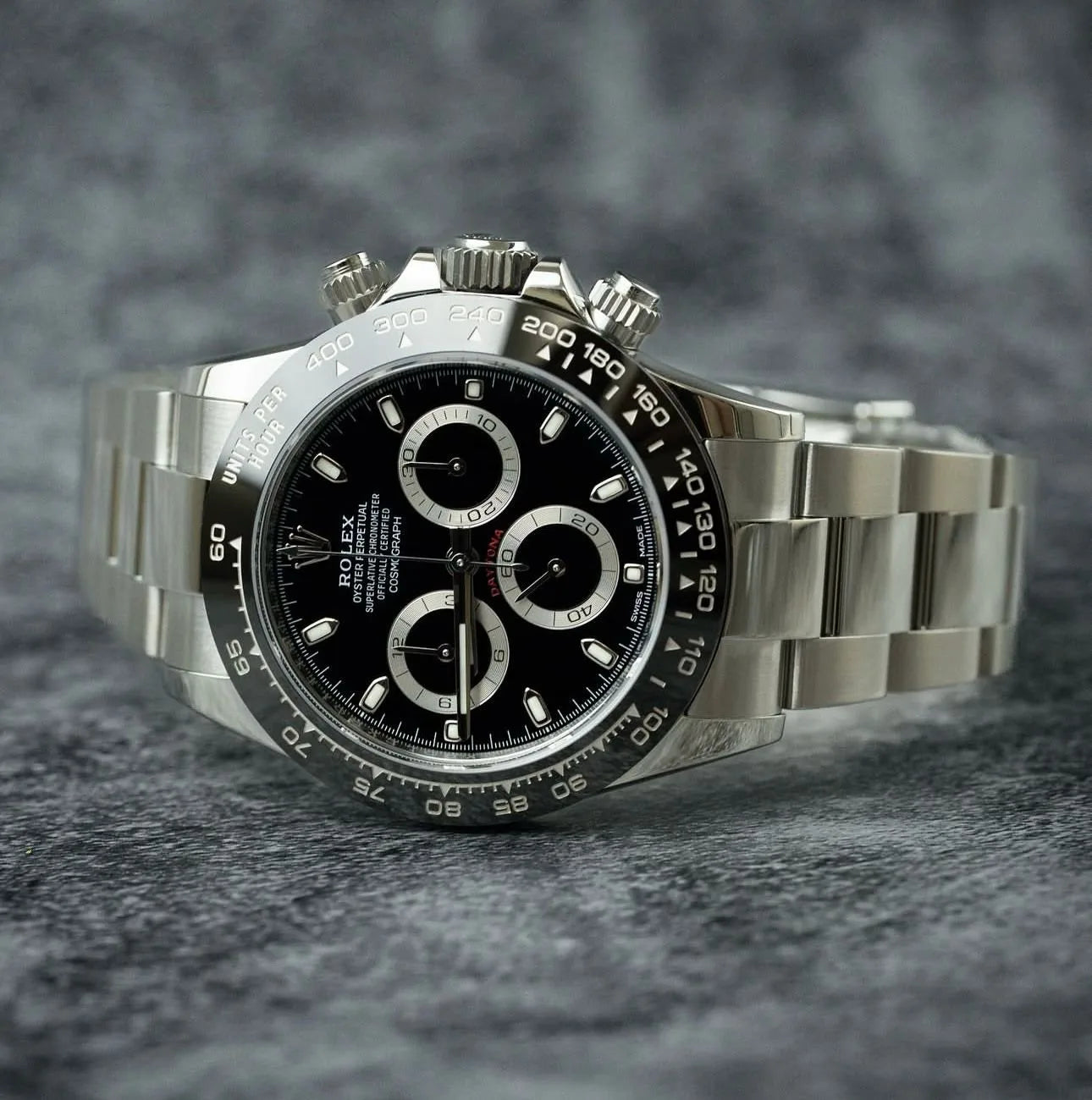 ROLEX COSMOGRAPH DAYTONA full silver black dial