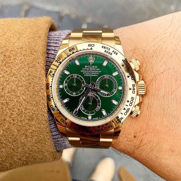 Rolex Cosmograph Daytona full gold with green dial