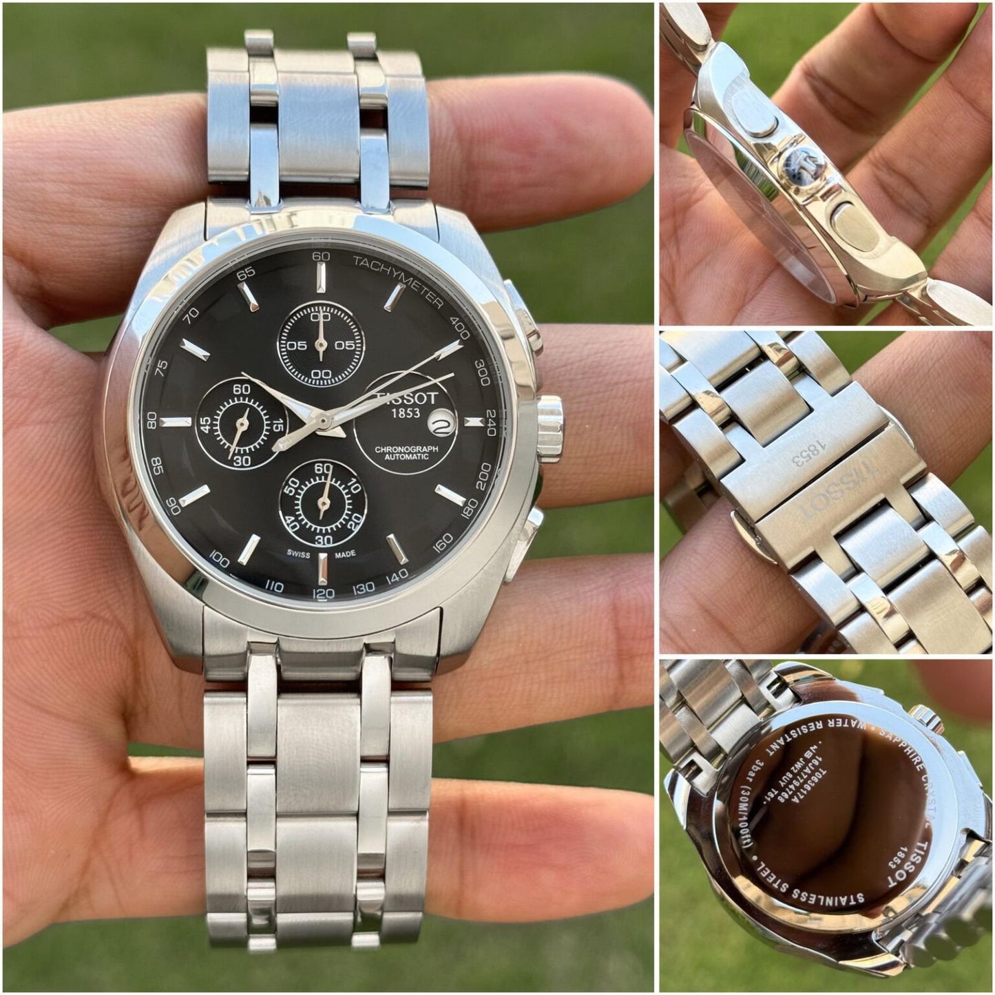 Tissot 1853 full silver black dial