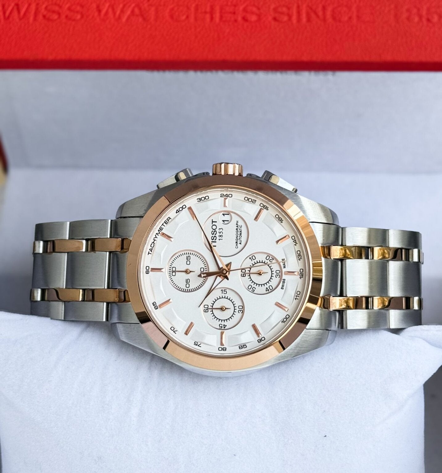 TISSOT 1853 copper silver