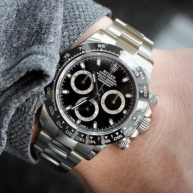 ROLEX COSMOGRAPH DAYTONA full silver black dial