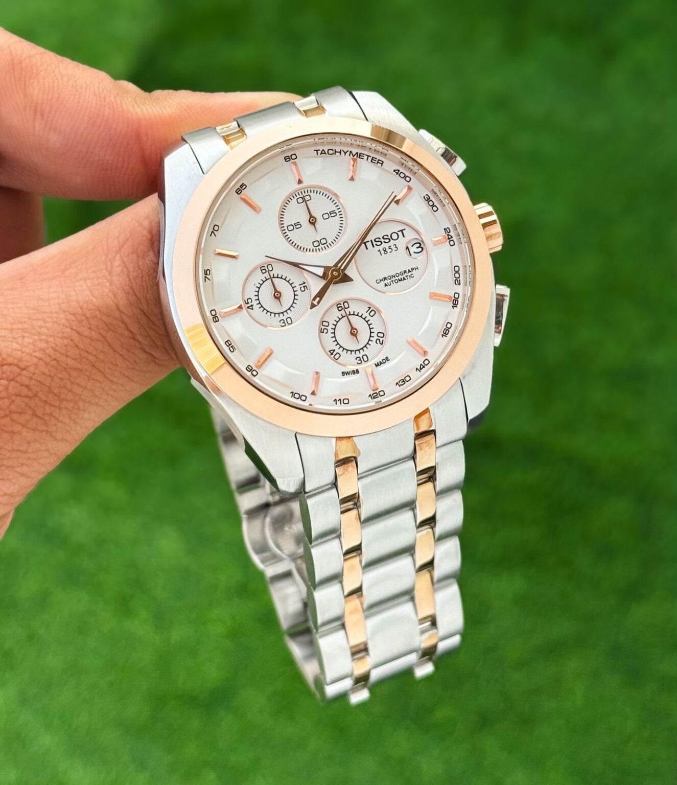 TISSOT 1853 copper silver