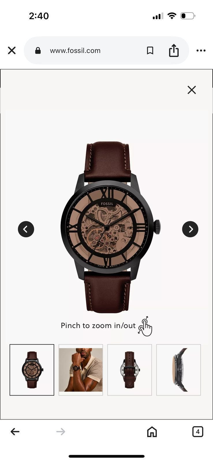 Fossil heritage automatic