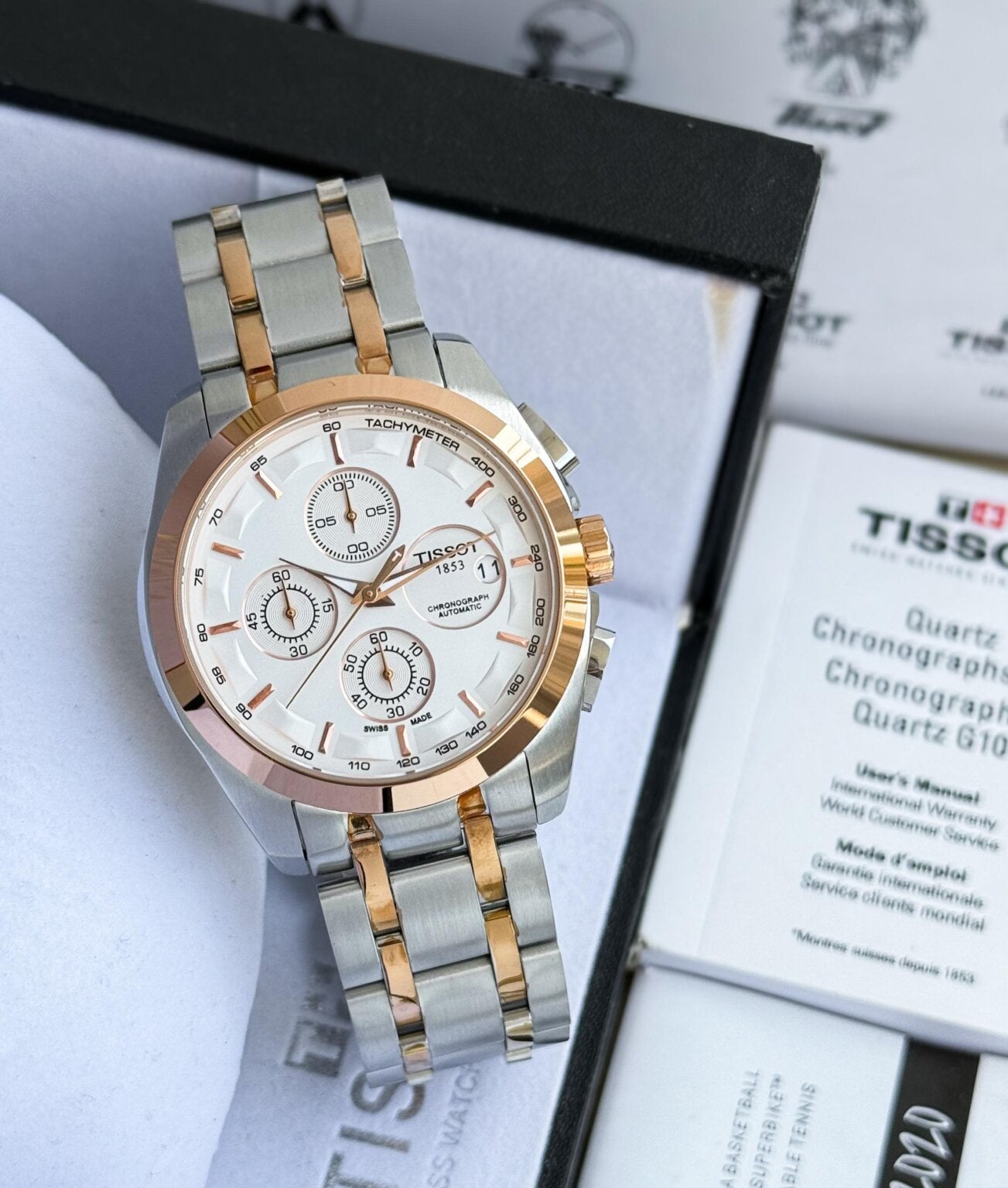 TISSOT 1853 copper silver