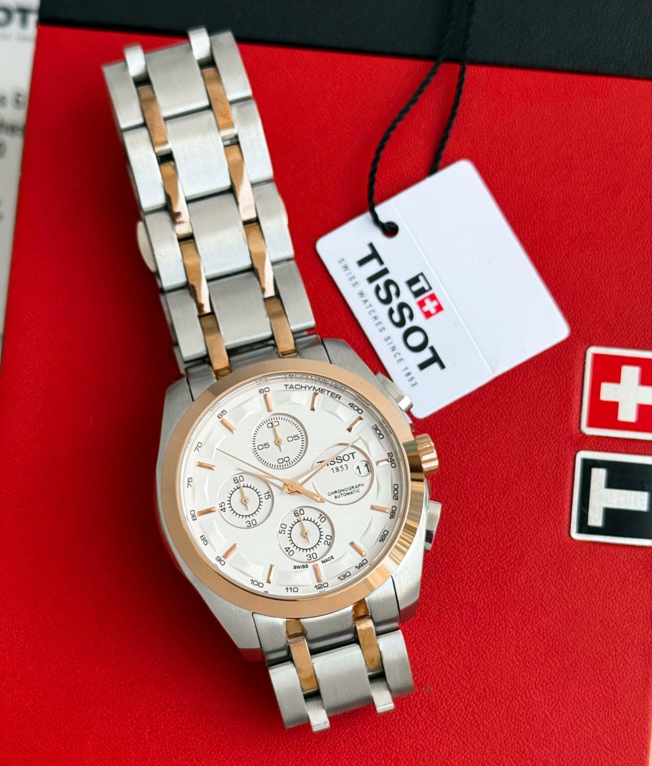 TISSOT 1853 copper silver