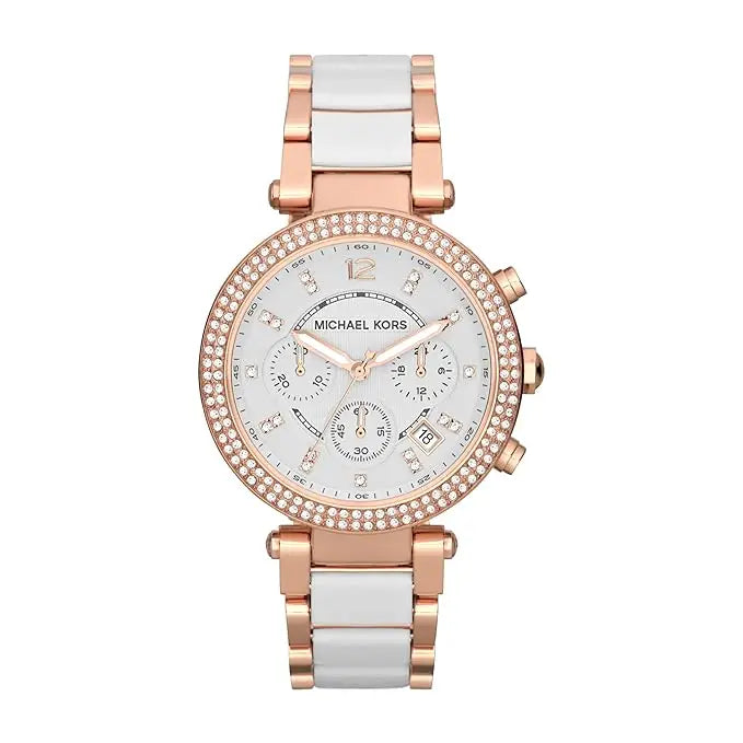 Michael kors PARKER WATCH (WHITE / ROSEGOLD)