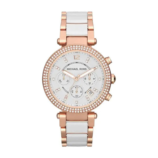 Michael kors PARKER WATCH (WHITE / ROSEGOLD)
